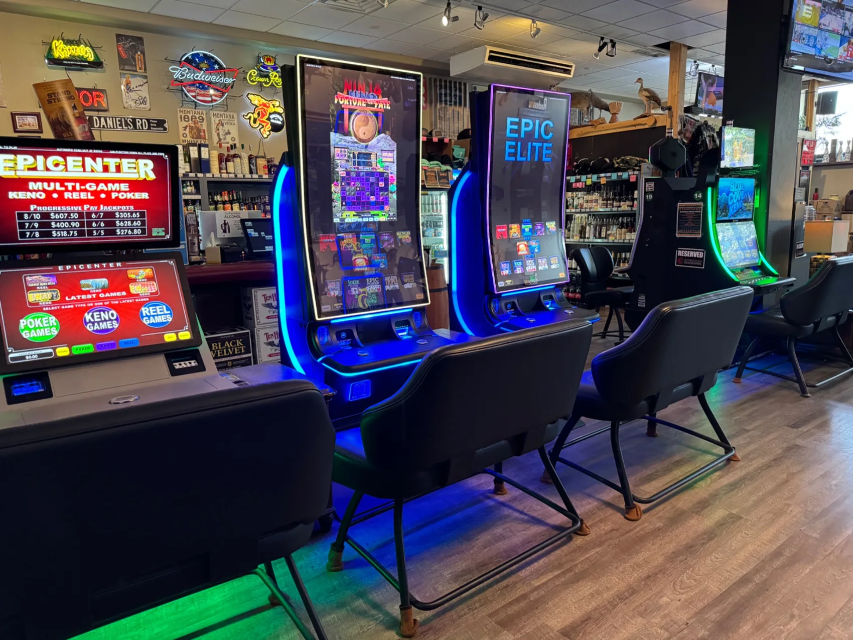 Gaming machines at Rhino Casino